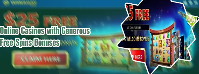Online casino free spins promotion