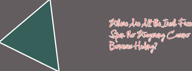 Online casino no deposit bonus no wagering
